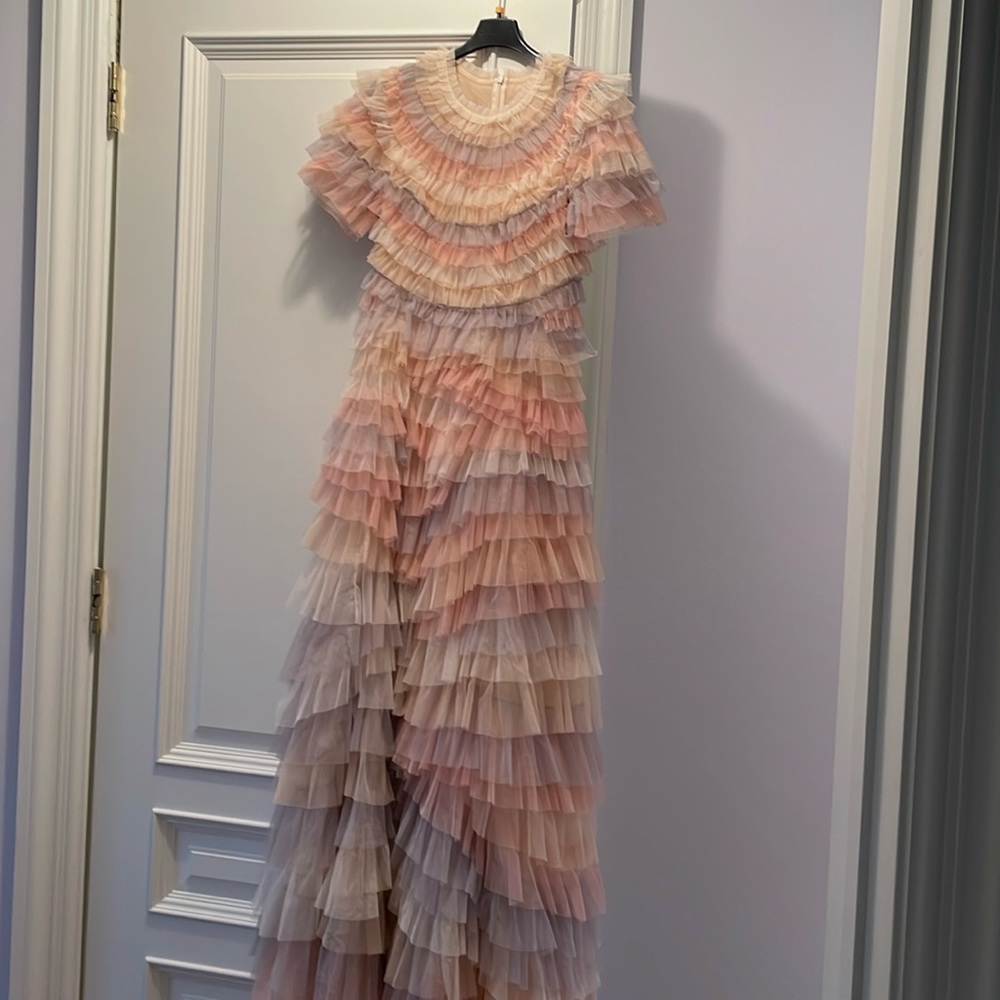 Tulle pastel gown